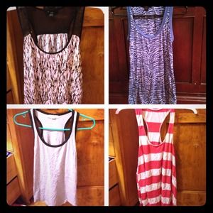 ✨BUNDLE 4 Racerback Tanks✨