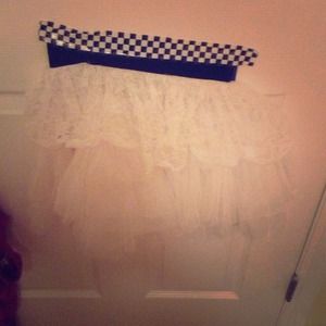 White poofy skirt