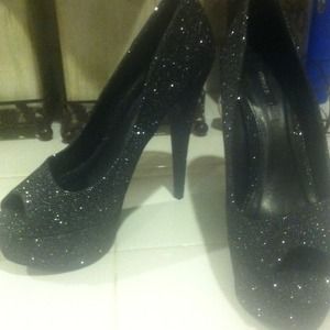 Glitter heels