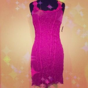 Fuschia Free People Dress NWT