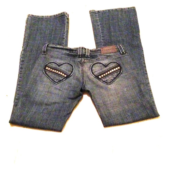💥REDUCED💥Heart Studded Pocket Frankie B Jeans 💕