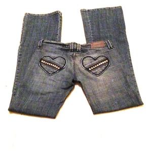 💥REDUCED💥Heart Studded Pocket Frankie B Jeans 💕