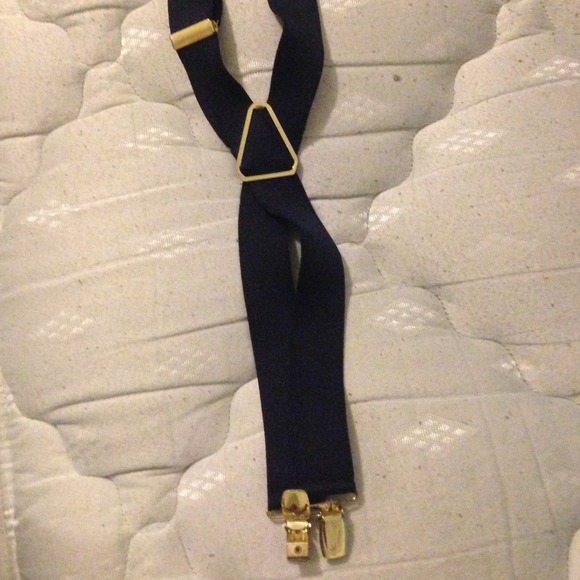 Navy Blue Suspenders