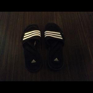 BUNDLE- Adidas Sport Slippers and Old Navy Wedges