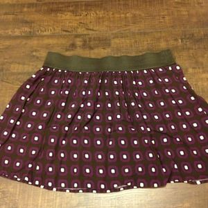 Geometric print skirt