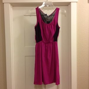 Black and pink dress