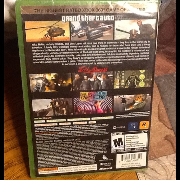 Grand theft auto for Xbox 360 never been opened - Picture 3 of 3