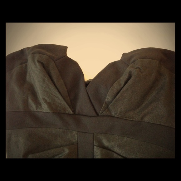 Black Metallic Nicole Miller Collection Dress