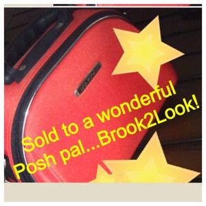 Travel hard shell traveling makeup case New!