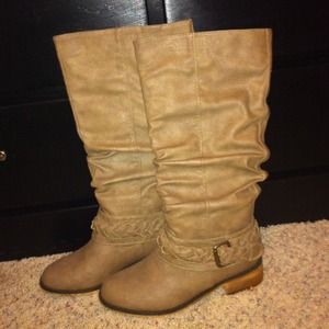 Brown dressy cowgirl boots
