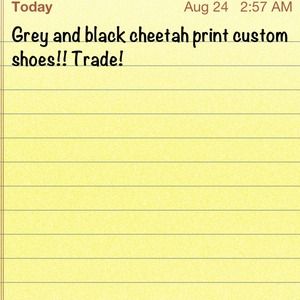 🚫Trade🚫 custom shoes!