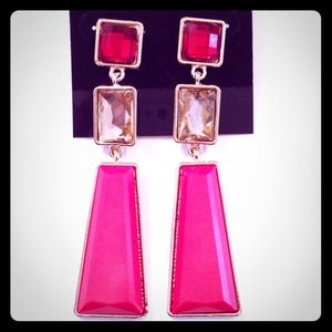 ✨Pink Glam Earrings✨
