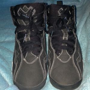 Jordan's Retro 7s, Black and Grey