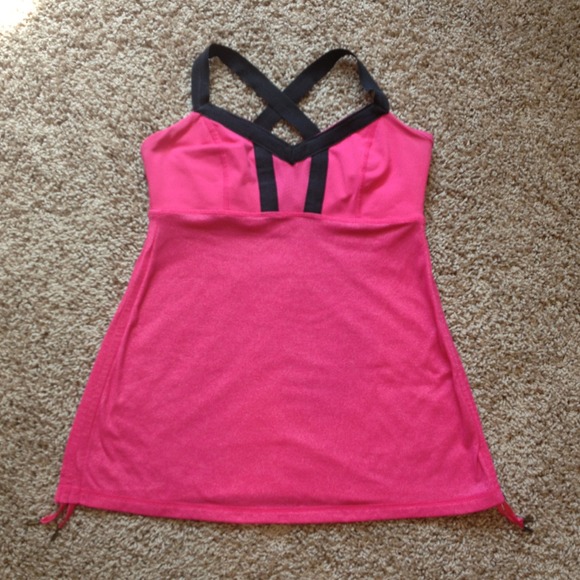 lululemon athletica Tops - Hold for @closetfancy 💥 Lululemon hot pink tank