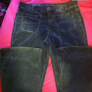 2 for 1 Deal! Guess Stretch Denim/Velour Pants s28