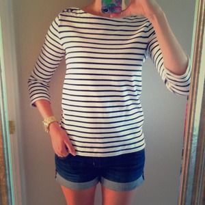 Nautical Navy and White Top