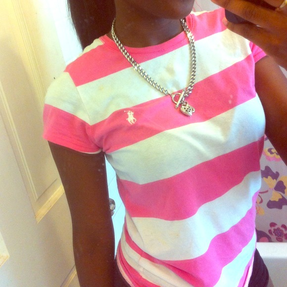 Polo shirt and juicy chain