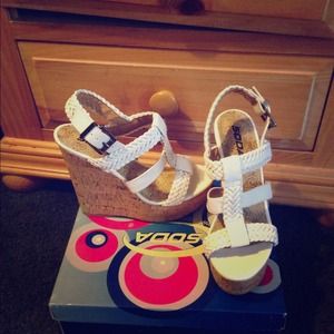 white wedges !!