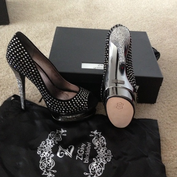 ZIGIny blacklabel shiny pumps NWOT - Picture 4 of 4