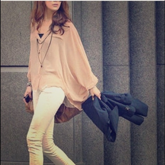 Dolman Sleeve Blouse - Picture 2 of 3