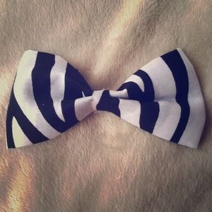 Zebra Printed Bow