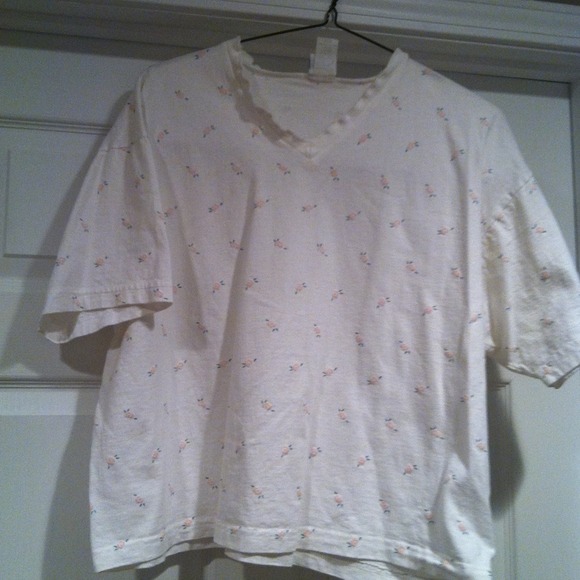 Light, fun flower print shirt
