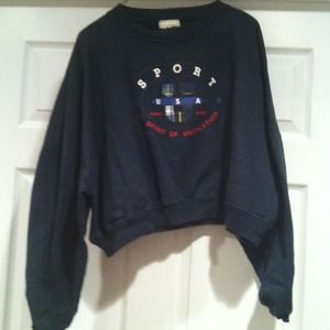 Crop sweatshirt