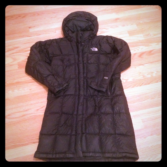 HOLD!! The North Face Knee Length 600 Jacket