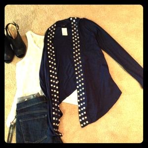 Chic Metal Studded top to wear with tanks!