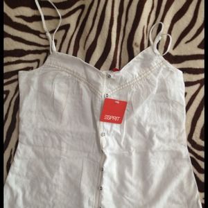 ESPRIT White Camisole Brand New with Tags!