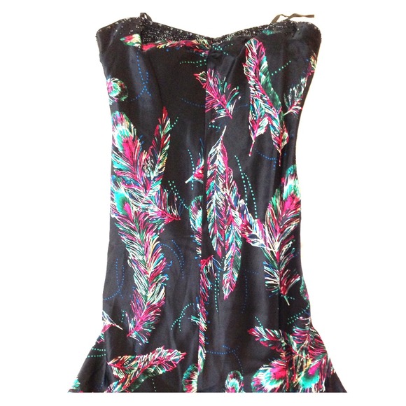 Nine West Satin Feather Dress