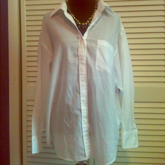 Boyfriend white dress shirt