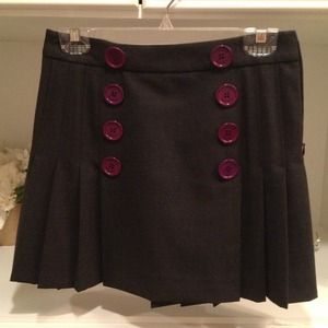 BEBE Pleated Mini Skirt