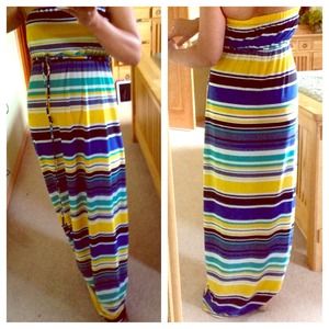 Bold & Beautiful long summer dress