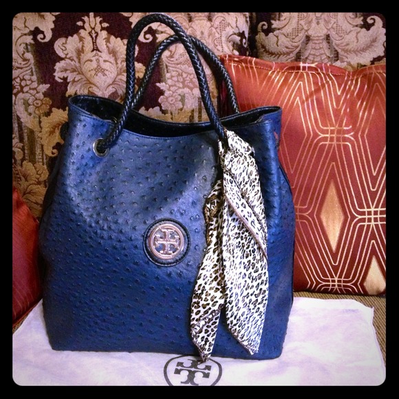 Fashionable designer ostrich large tote bag