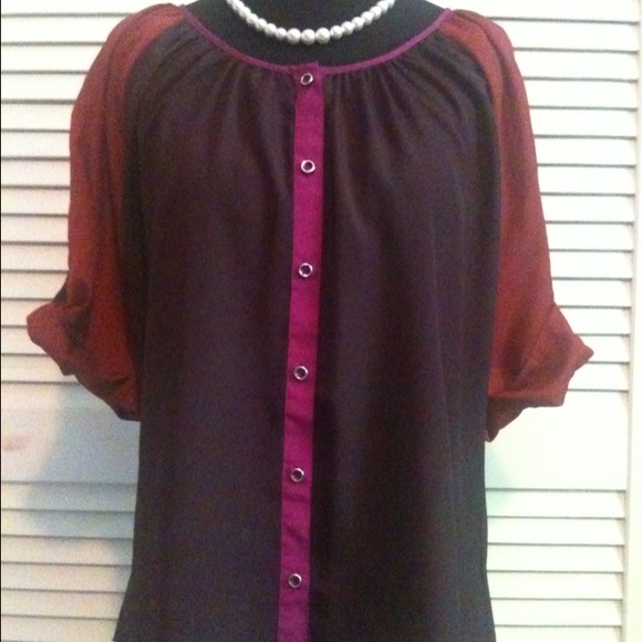 SOLD in Bundle Fall color block top
