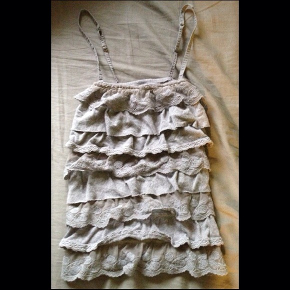 Hollister ruffle top