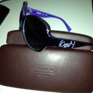 Coach sunglasses S2030 (Black/Violet) plastic