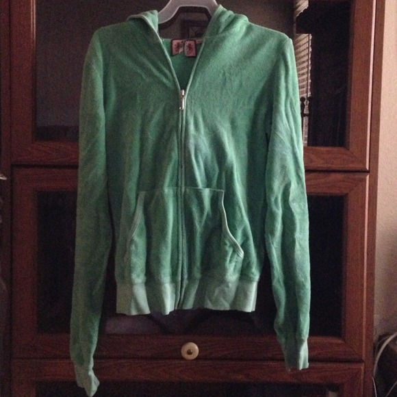 Juicy Couture green jump suit jacket