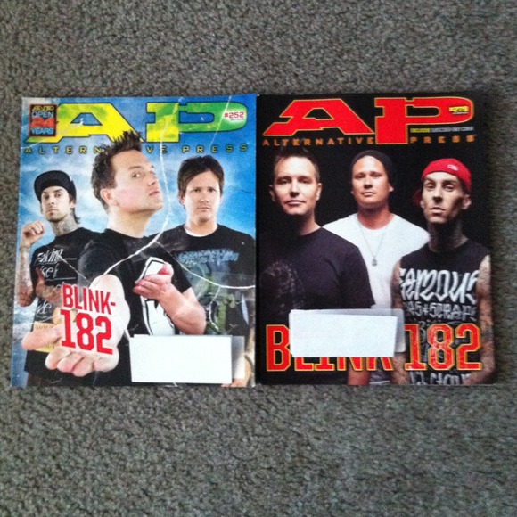 Blink 182 Magazines & Glee Patch Bundle