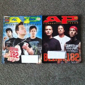 Blink 182 Magazines & Glee Patch Bundle