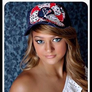 Texans Bling Hat Perfect for Game Day!!