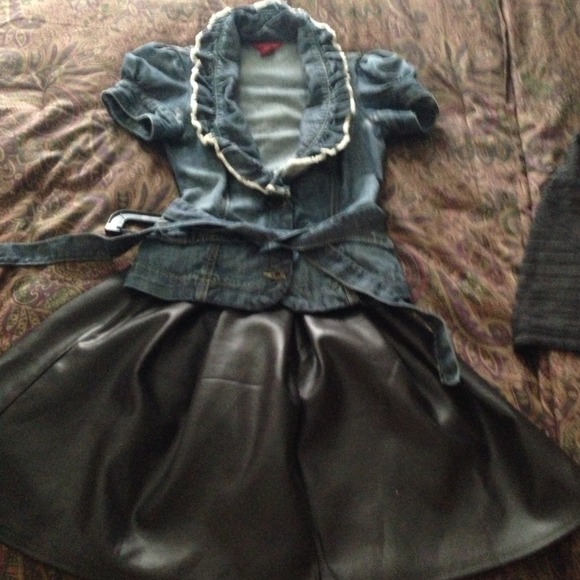 Guess distressed denim shirt!