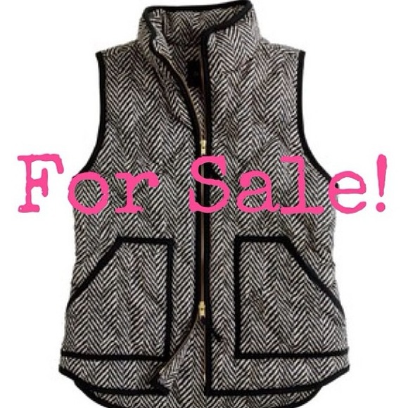 J. Crew herringbone vest!