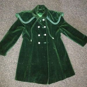 Little girls peacoat