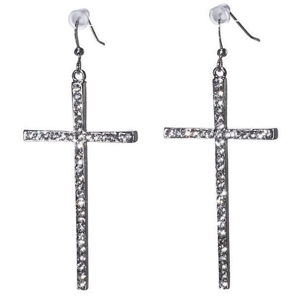 Rhinestone earrings