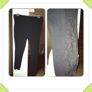 New York & Co. Leggings with lace