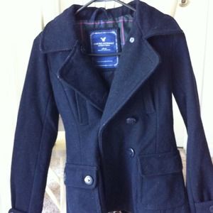 Navy pea coat