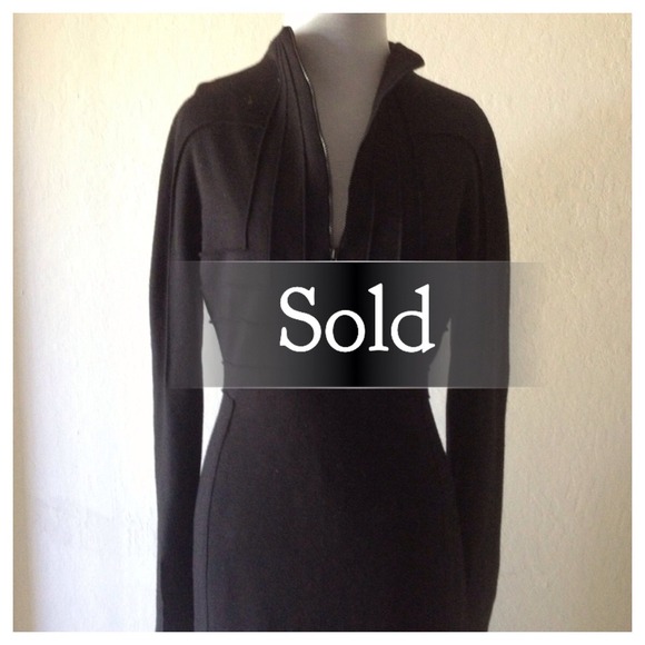 Vintage Black dress fitted size 10