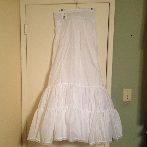 RESERVED Davids Bridal UnderSlip Fit & Flare Dress